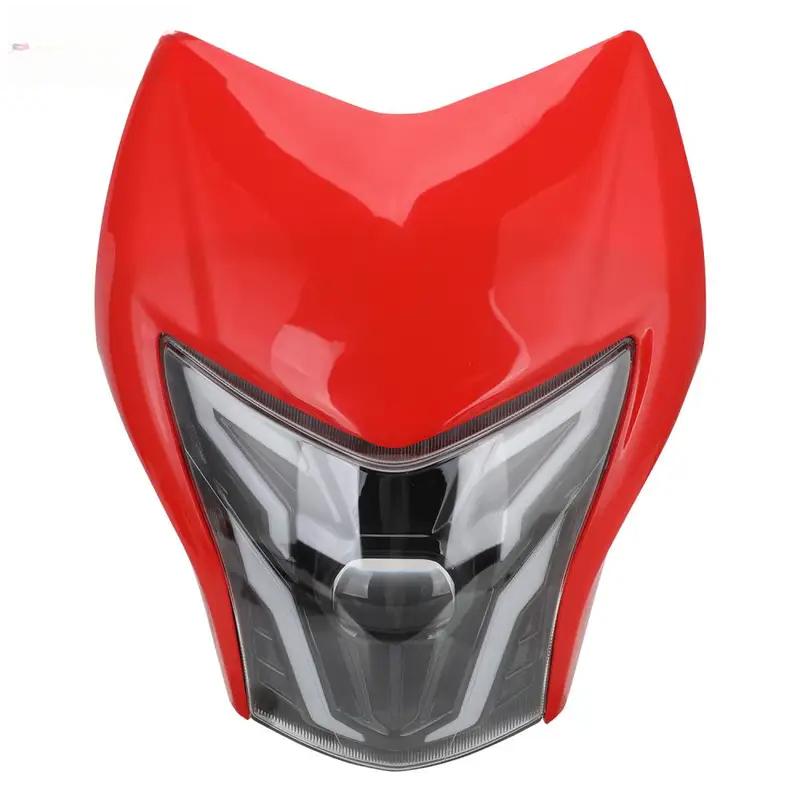 New Headlight Motorcycles Accessories LED Headlamp PP Head Lamp Light Plastic For HONDA XR150L XR 150L Dirt Pit Bike Moto Parts
