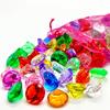 160 г DIY Пиратские Сокровища Камни Игрушки Поддельные Акриловые Блестящие Камни Алмазные Игрушки Разноцветные Пляжные Камни Пиратские Украшения Игрушки
