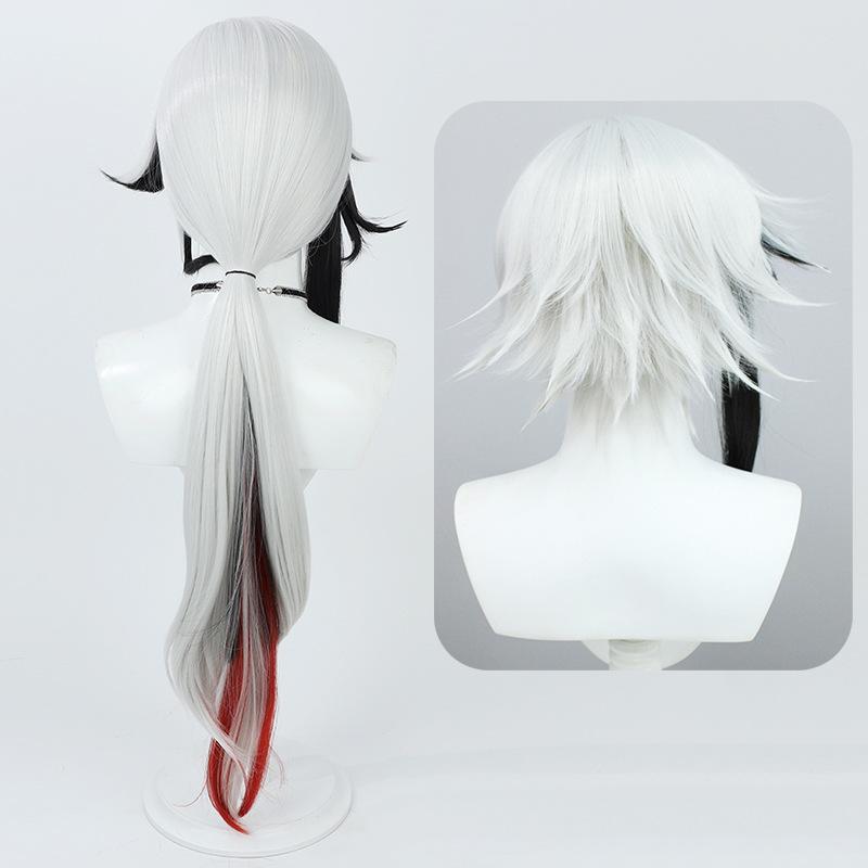Genshin Impact и Arecino COSPALY Стиль парика Противоударная длина Дополнительный темперамент Аниме Комикс Шоу