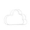 Cloud Shape Iron Storage Racks Hanging Decor Flower Pot Storage Rack Storage Box Wall Book