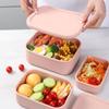 Silicone Bento Box Made from Platinum LFGB German Silicone - Microwave, Freezer and Oven Safe - Lunch, Snack and Food Container