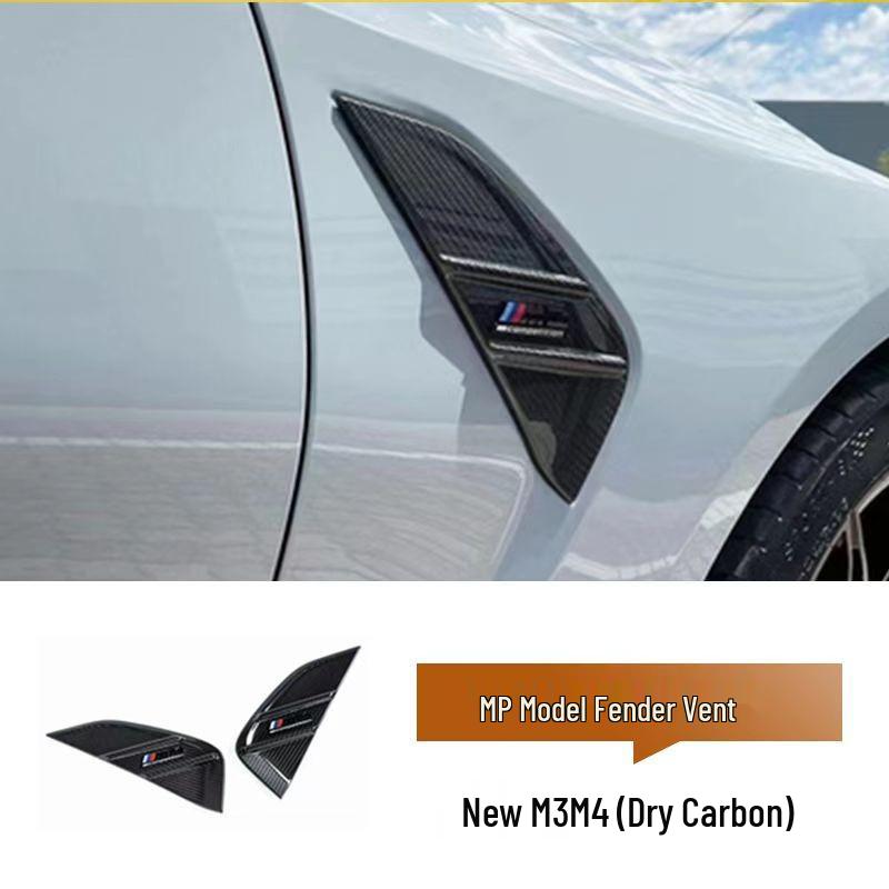 Комплект из сухого углеволокна для G80/G82 BMW M3/M4: Передний сплиттер, Решетка радиатора, Пороги, Задний диффузор, Спойлер и Канарды.