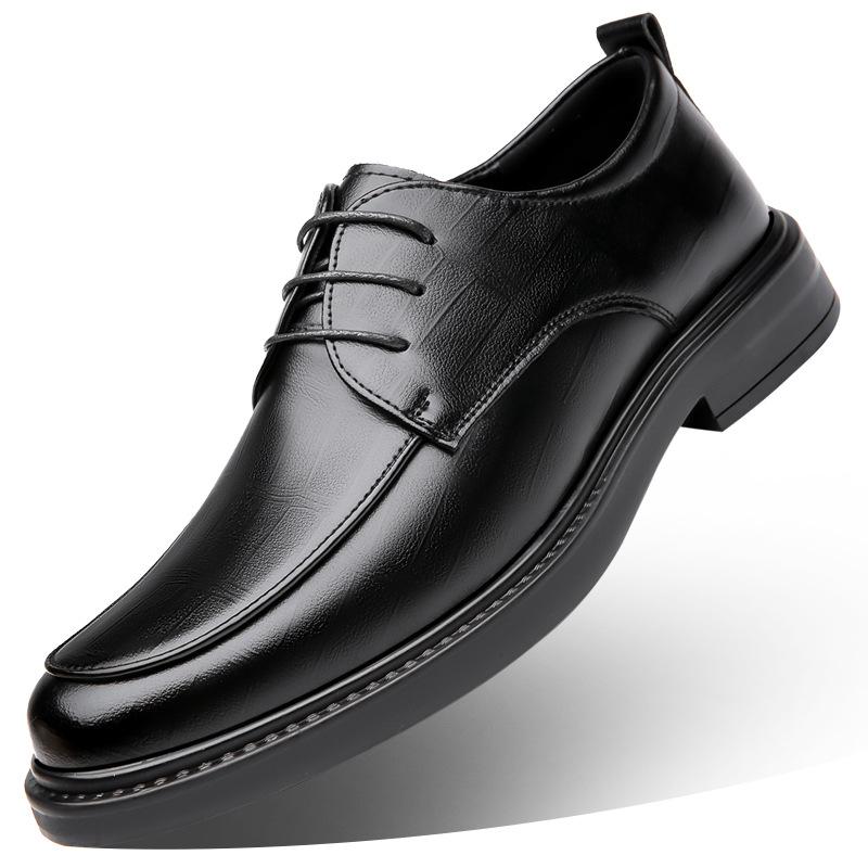 Весна 2025 года, новые мужские трендовые кожаные туфли, мужская деловая обувь, повседневные кожаные туфли в британском стиле, классические мужские туфли 9822