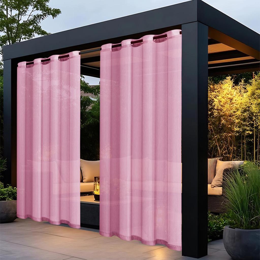 Solid Color Terylene Waterproof UV-Resistant Curtain