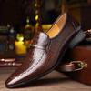 Mens Casual Leather Shoes Business Dress Shoes British Style Oxfords Shoes Wedding Shoes Big Size 38-48 Chaussure Homme Cuir