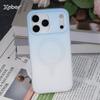 2 в 1 Градиентный Желейный Магнитный Чехол Для iPhone 17 Air 16 15 14 13 12 11 Pro Max Для Magsafe Беспроводной Зарядки Матовый Чехол