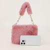 New Fashion Women Handbags Winter Furry Ladies Soft Plush Clutch Purse Shoulder Bags Fashion Female Crossbody Messenger Bag