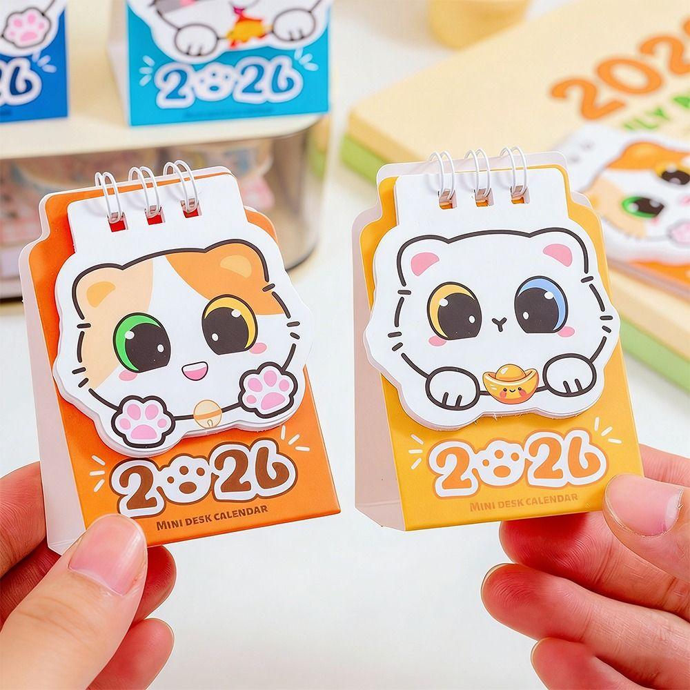 Portable Coil Calendar Mini Daily Planner New Schedule Planner Office Desk Accessories