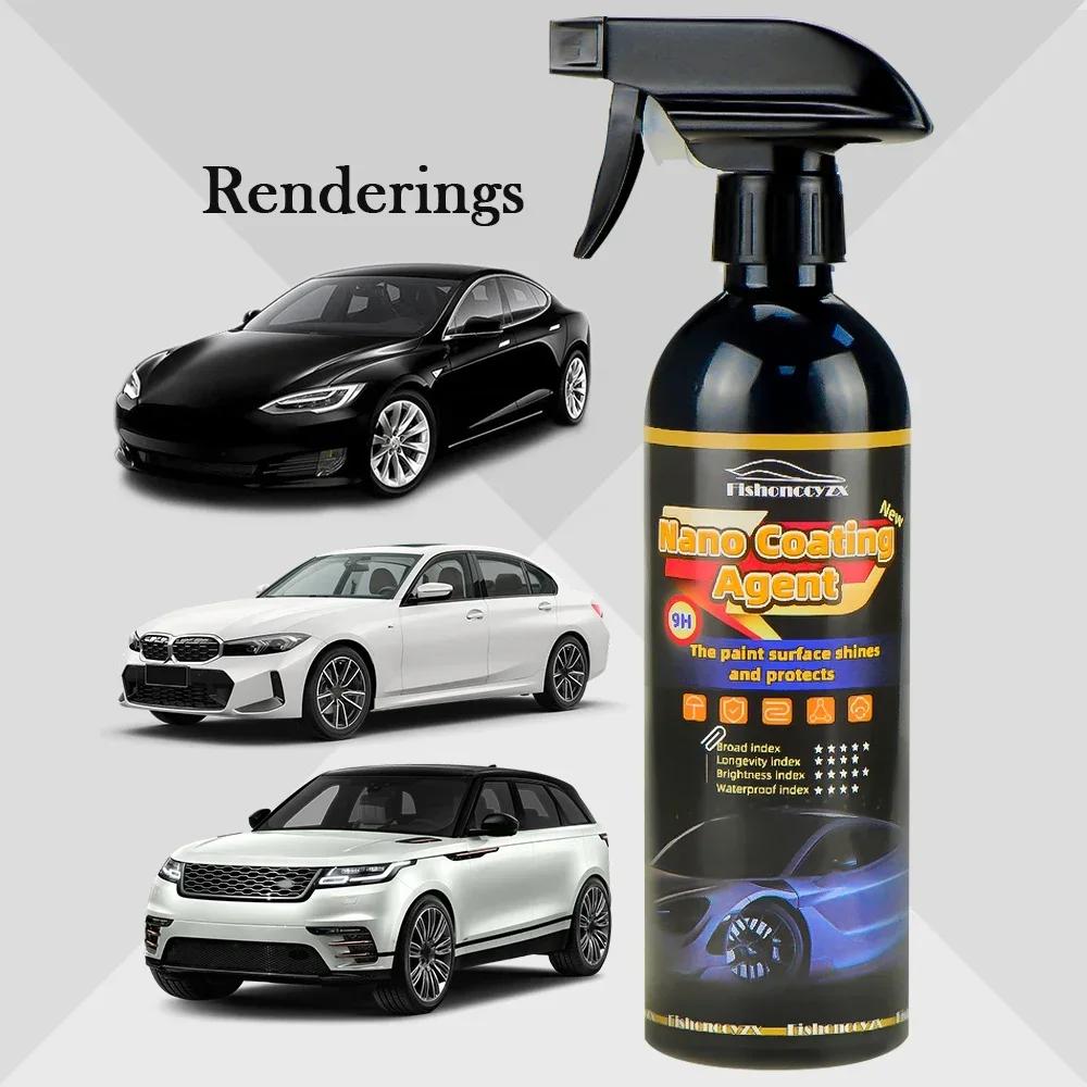 Керамическое покрытие для автомобиля 1000 мл 9H Nano Liquid Glass Plated Crystal Hydrophobic Waterproof Polishing Paint Hardness Car Polish Wax