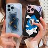 Луна и астронавты для iPhone 16 Pro Max 15 Pro 14 13 12 Mini 11 XS M Ax XR 7 8 Plu SE 2022 Чехол для телефона из закаленного стекла