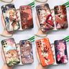 Чехол аниме Genshin Impact Yoimiya для OPPO A74 A93 A83 A91 A53S A9 A5 A31 A53 2020 A15 A16 A1K A52 A72 A94 A54, чехол