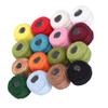 16pcs Natural Crochet Cotton Multi-Colors Jute Twine Rolls Durable Crochet Thread  Present Wrapping