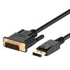 Câble Ewent EC1441 DisplayPort Vers DVI-D 1,8 M Noir