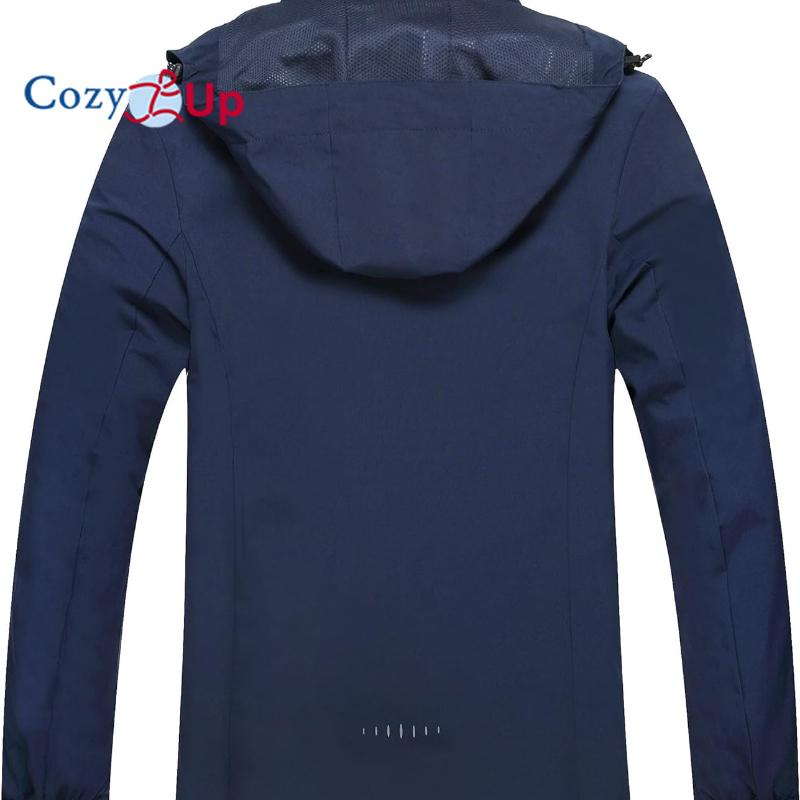 Уютная мужская легкая водонепроницаемая куртка-дождевик, плащ с капюшоном и походная ветровка