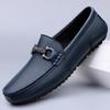 Fashion Handmade Leather Men Casual Shoes Fashion Man Slip On Flats Classic Leisure Walk Loafers Moccasins New Design Male Driving Shoes