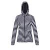 Женская толстовка с капюшоном на молнии Regatta Bayla с контрастными полосками