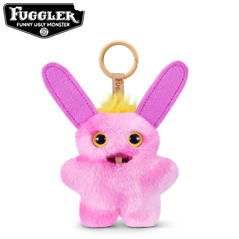 100% Fuggler Забавные Уродливые Зубастые Монстры Плюшевые Игрушки Брелок Fugglers Малыш Розовый Плюшевые Куклы Подвеска Подарки Без Коробки