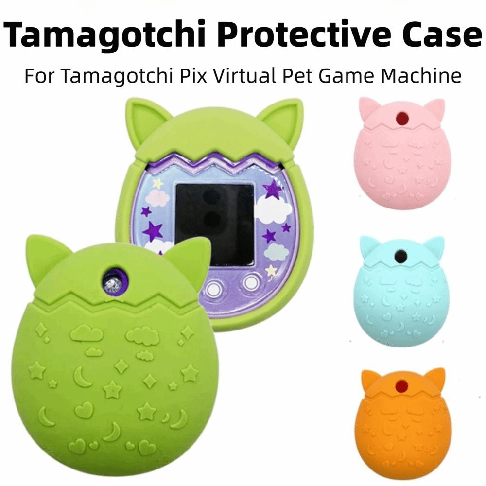 Non-Slip Silicone Case Ultra-Thin Protector Soft Shell Anti Drop Protective Cover for Tamagotchi Pix Game Accessories