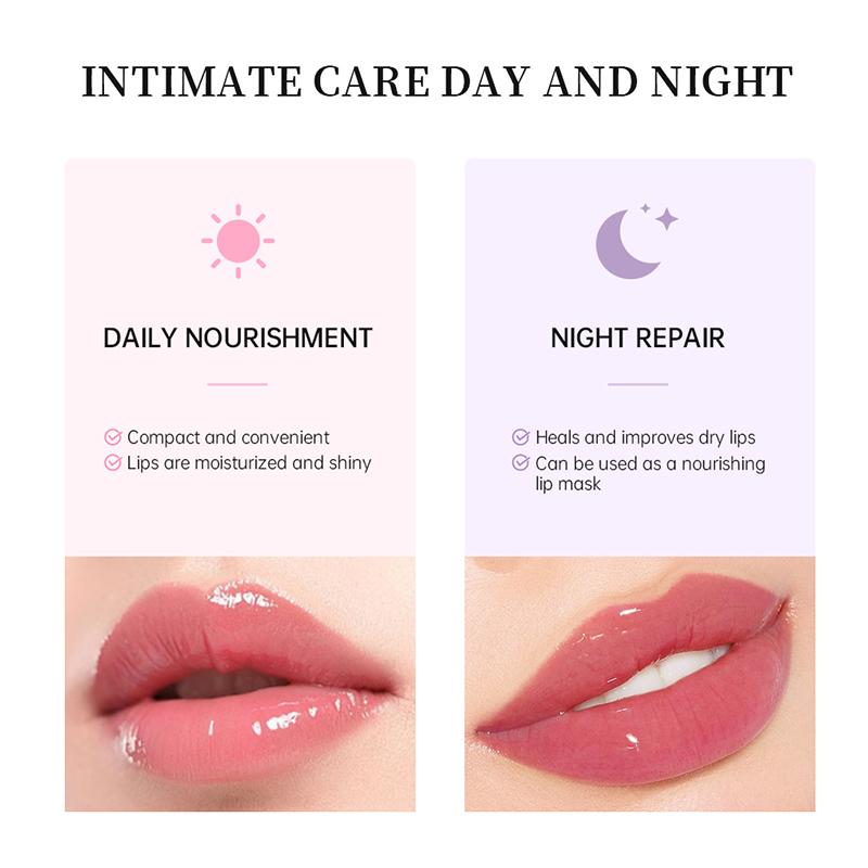 6Pcs Tinted Lip Butter Balm Set 6 Scents Shea Butter Lip Mask For Dry Lips 15g Each