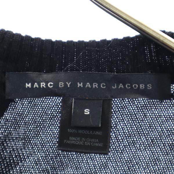 Marc by Marc Jacobs Дизайн с длинным рукавом, вязаный свитер с молнией на спине, женский, б/у