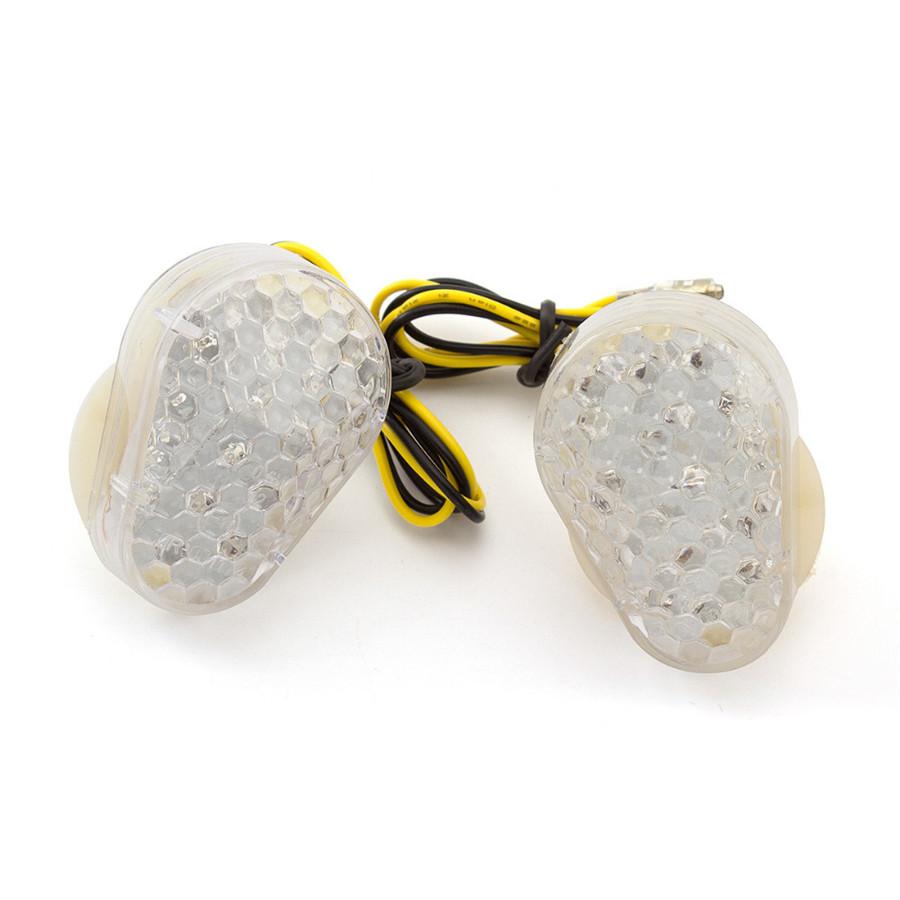 12V Motorcycle Turn Signal Indicators Light Turning Lamp For Kawasaki ZRX1200 ZX9R Z750 ZX7R