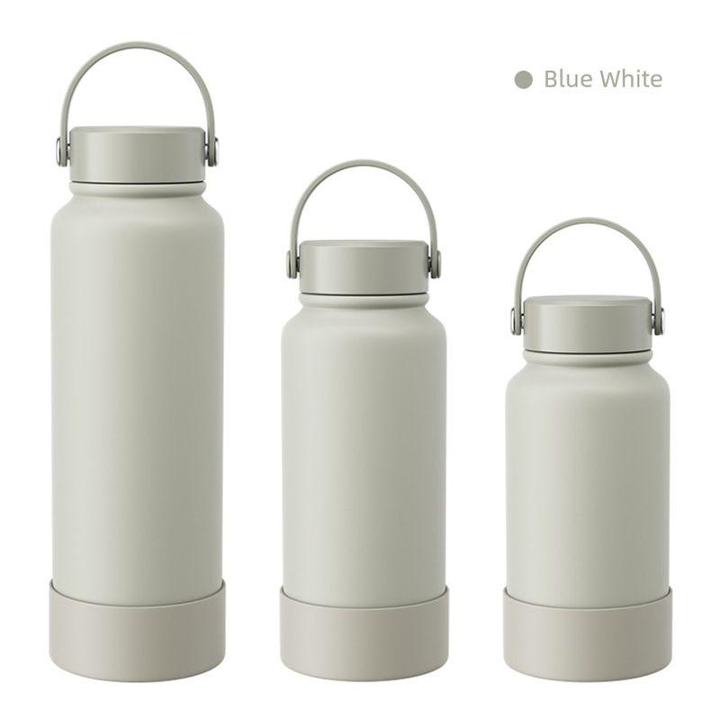 Japanese Large-Capacity Thermos Cup with Engraved Stainless Steel, Portable Outdoor Sports Water Bottle