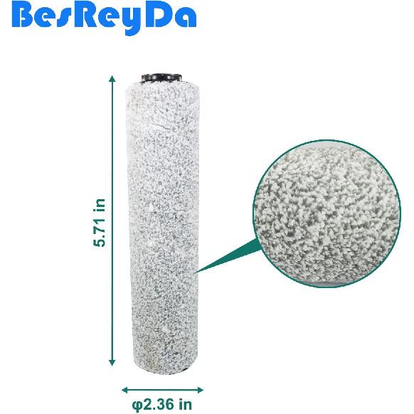 4 комплекта сменных HEPA-фильтров и щеток для iFloor 3, совместимых с беспроводным моющим пылесосом iFloor 3 и Floor One S3