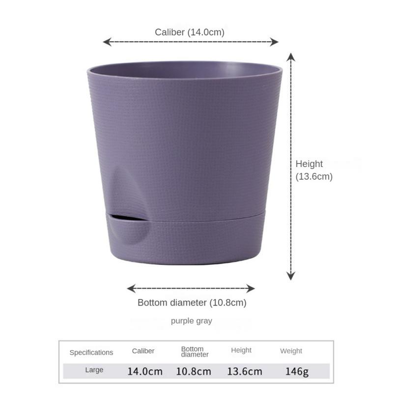 Цветочный горшок со съемным дном Легкий материал Светло-голубой Товары для дома Дышащий цветочный горшок Дышащий цветочный горшок