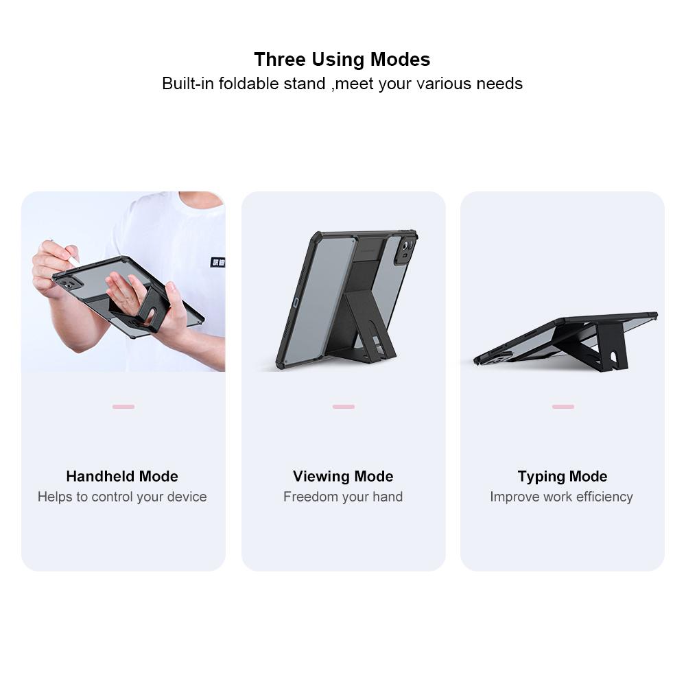 Чехол-книжка XUNDD для Xiaomi Pad 8 / 8 Pro Кожаный с подставкой TPU + PC Защита с подушками безопасности Чехол для планшета