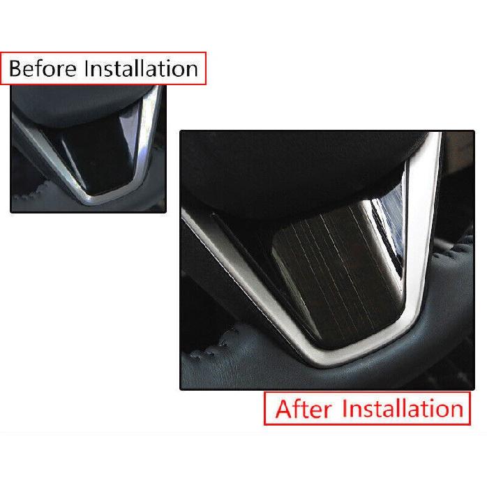 Inner Steering Wheel Sheet Cover Trim For Toyota Camry 2018-2023 Black Titanium