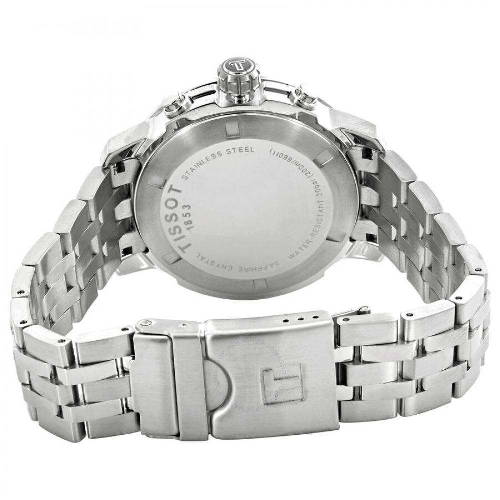 Tissot Prc 200 хронограф кварцевый синий циферблат мужские часы T114.417.11.047.00