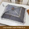 Thickened Rectangular Food Cover for Dining Table - Medium, Large, Extra Large