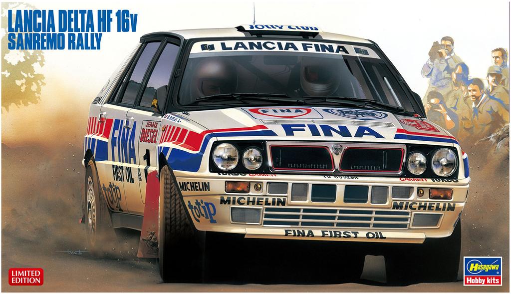 Hasegawa Lancia Delta HF 16v Ралли Сан-Ремо Пластиковая модель 20343 1/24