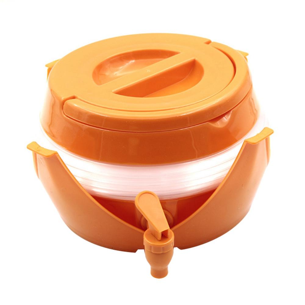 5,5 л складное ведро для воды на открытом воздухе, для кемпинга, пешего туризма, контейнер для воды, переноска для рыбалки, путешествий, ведро для хранения питьевой воды