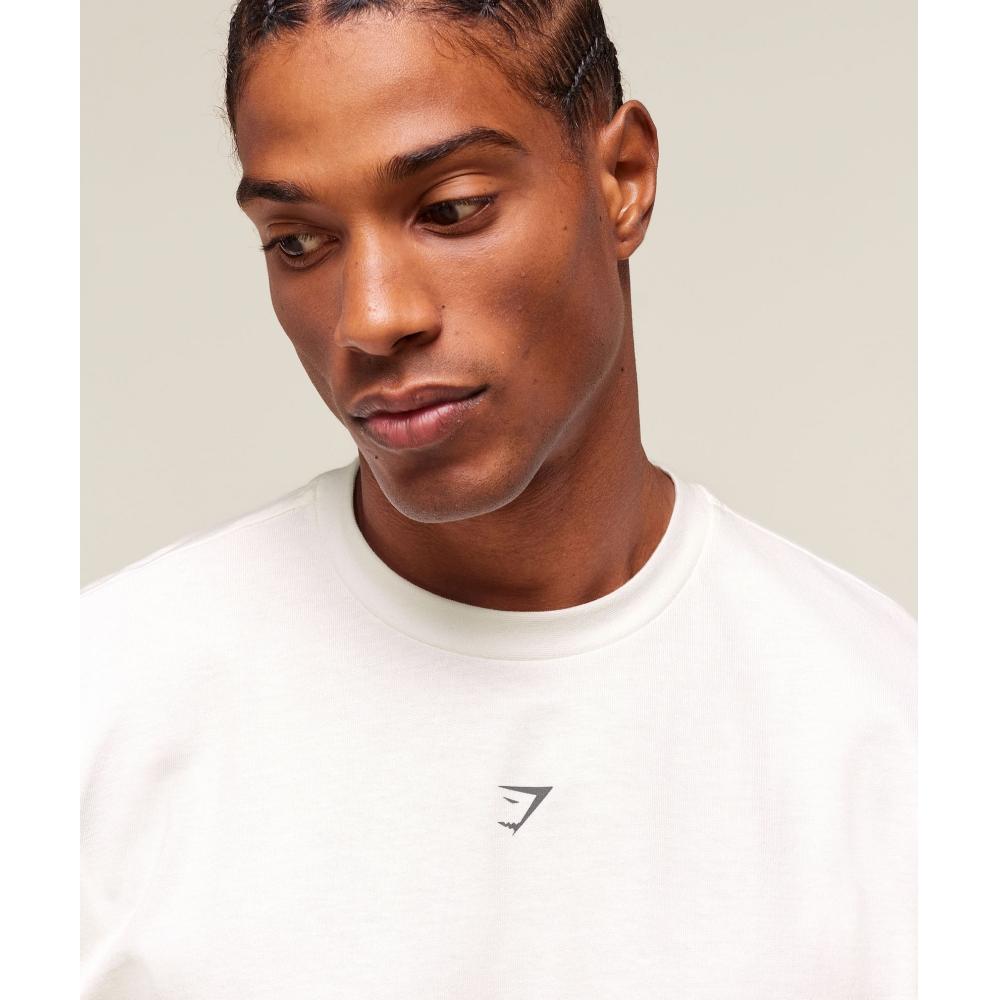 Gymshark Футболка Lifting Club Flex мягкая белая A2b8m Wcmy