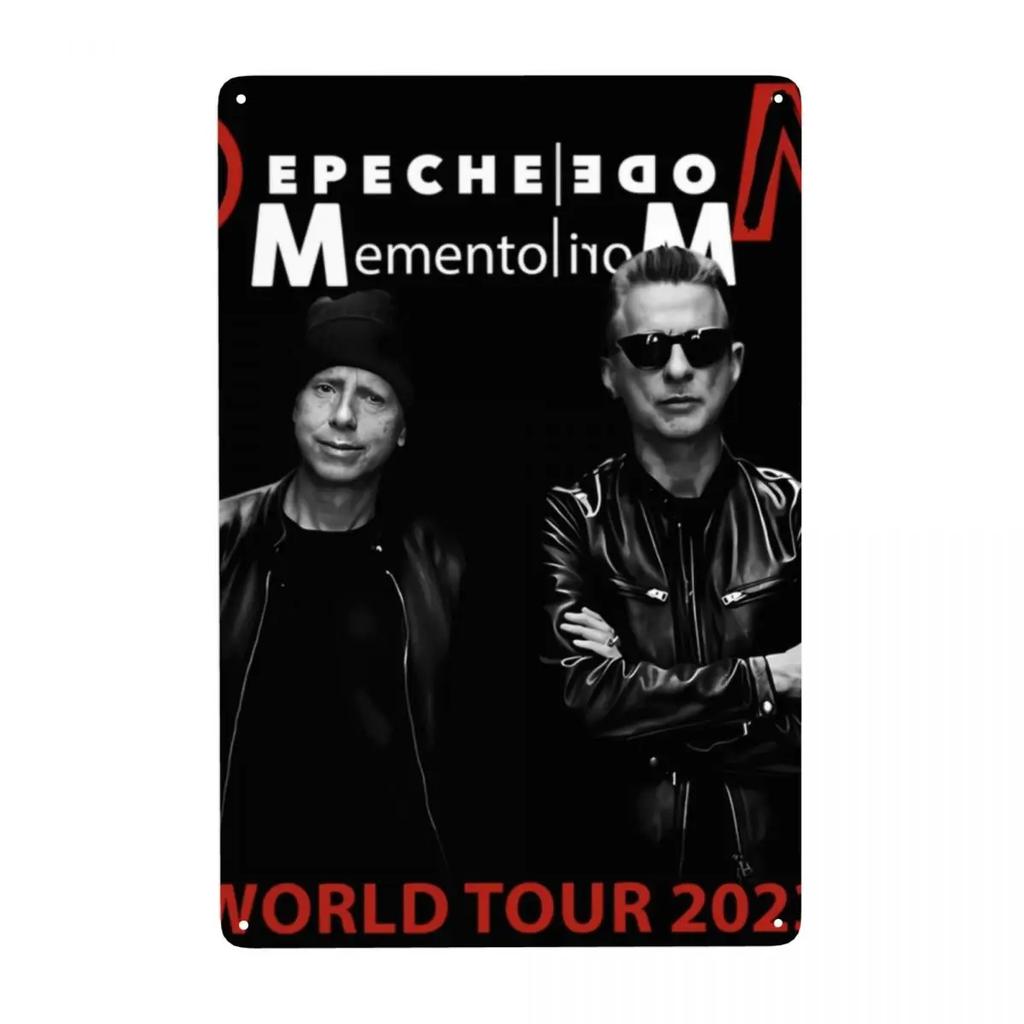 Электронный рок Depeche Cool Mode Металлическая жестяная табличка На заказ Винтажная табличка для ворот Сад Двор Мужская пещера Бар Настенный декор