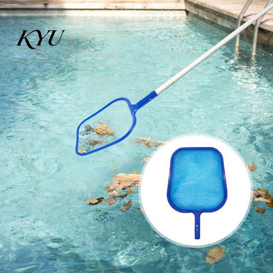 Manual Pool Suction Head Vacuum Cleaner with Detachable Pole And Leaf Bag, Water Pressure Skimmer Net, for Swimming Pools, Ponds, Fountains, Hot Tubs