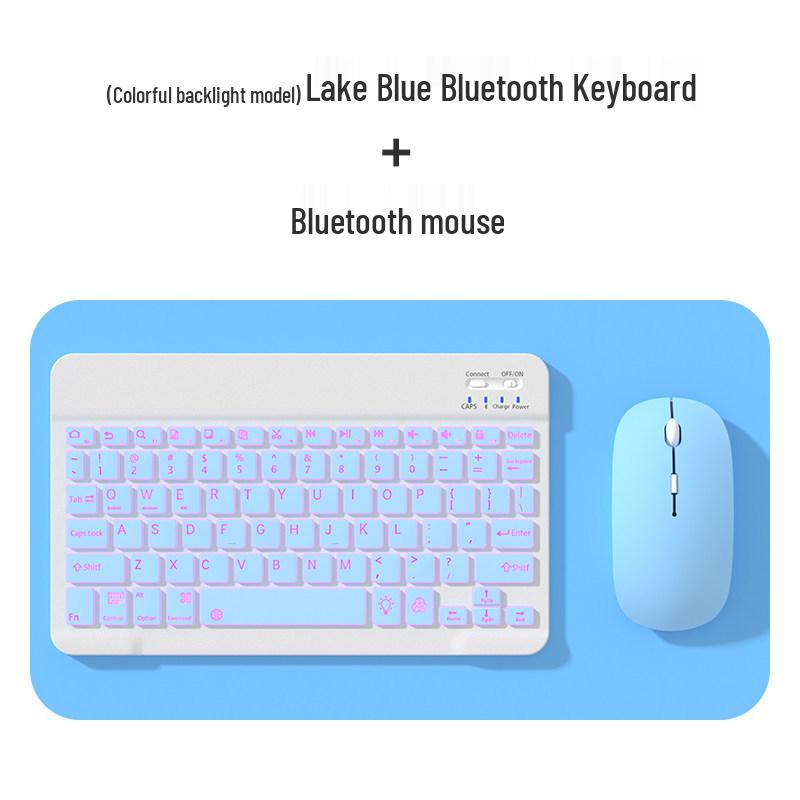 Универсальная беспроводная Bluetooth-клавиатура и мышь для планшетов, телефонов и iPad