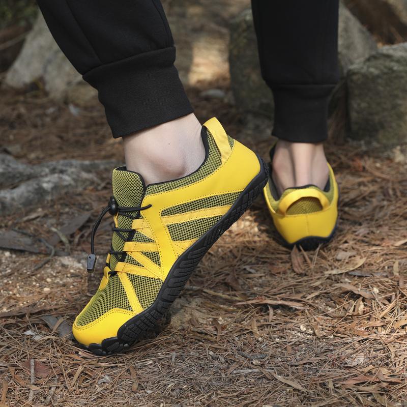 Походные кроссовки Босоногие спортивные туфли Обувь для кемпинга и треккинга Нескользящая эластичная подошва Дышащая сетка Обувь для фитнес-тренировок