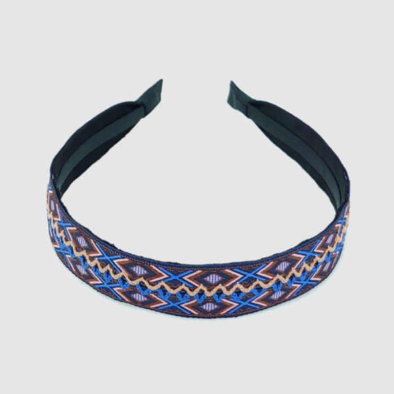 LALA Повязка на голову с африканским узором P-VIOLET
