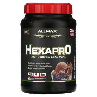 Hexapro™, Высокопротеиновый Низкожировой Пшеничный, Шоколадный вкус, 907 г (2 фунта)
