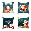 Christmas Themed Pillowcases Car Accessories Office Santa Claus Living Room Sofa Home Pillowcases