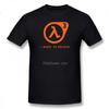 Футболка Half Life Футболка Half Life 3 Я хочу верить 100% хлопок Милая футболка Базовая XXX с коротким рукавом Мужская футболка