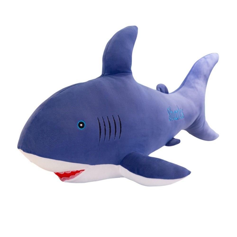Kids Toys Sea Animals Shark Stuffed Toys Pillow Cushion Stuffed Animal Doll Giant Shark Plush Toy