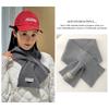 Harbin Tourism Blue Scarf Women's Autumn and Winter Atmosphere Advanced Warm Equipment Northeast Wear Scarf