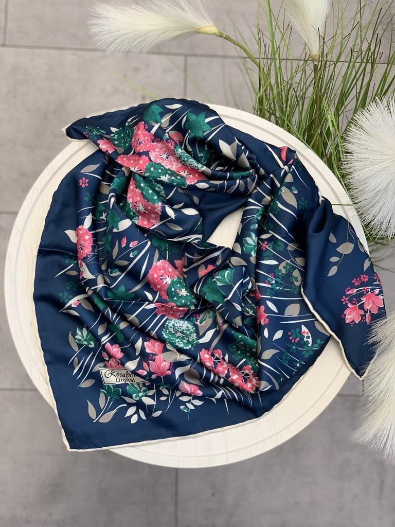 90*90cm Square Silk Scarf Women Shawls N Designer Print Chiffon Scarf Foulard Lady Neck Scarves Soft Big Bandana