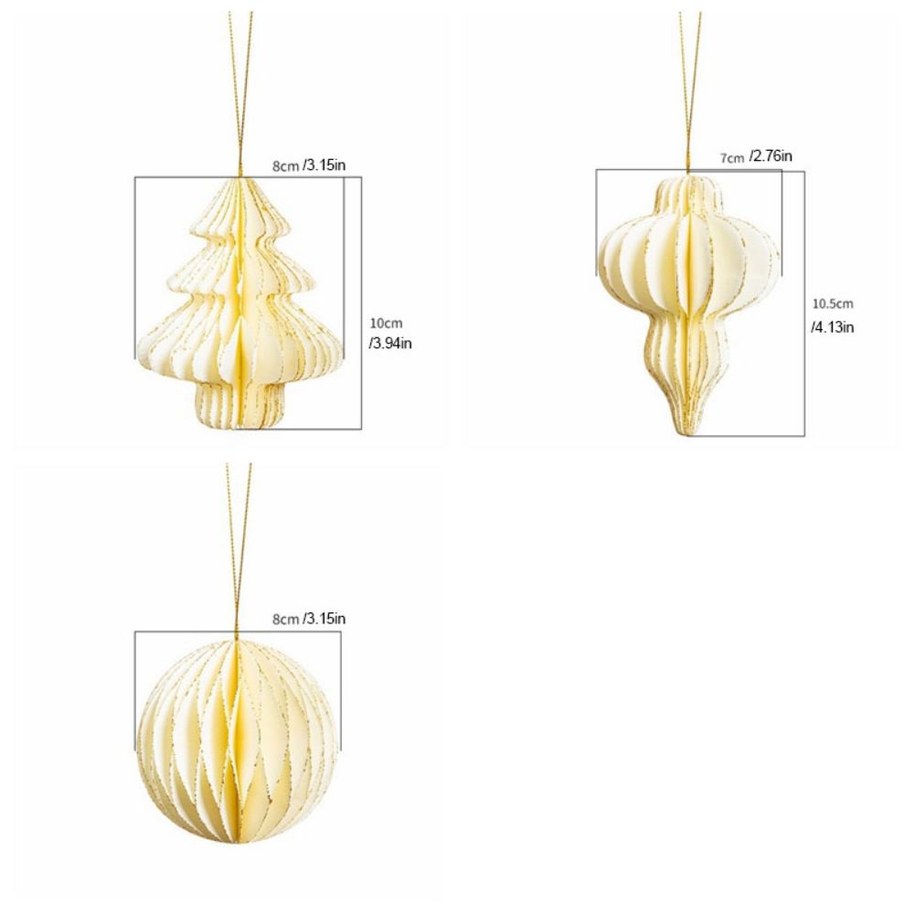 Solid Color Christmas Tree Pendant Hanging Christmas Tree Decoration Birthday
