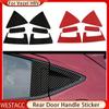 Наклейка на ручку задней двери автомобиля из углеродного волокна для Honda HR-V HRV Vezel 2015-аксессуары для украшения дверей