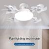 2-in-1 Hanging Fan with LED Lantern 3 Color Modes Dimmable Quiet Operation Ceiling Fan Lamp with Remote Control