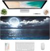 Extended Gaming Mouse Pad Xxl Large Desk Pad Computer Keyboard Mousepad Mouse Mat Nonslip Base For Office Gaming Plum Flower
